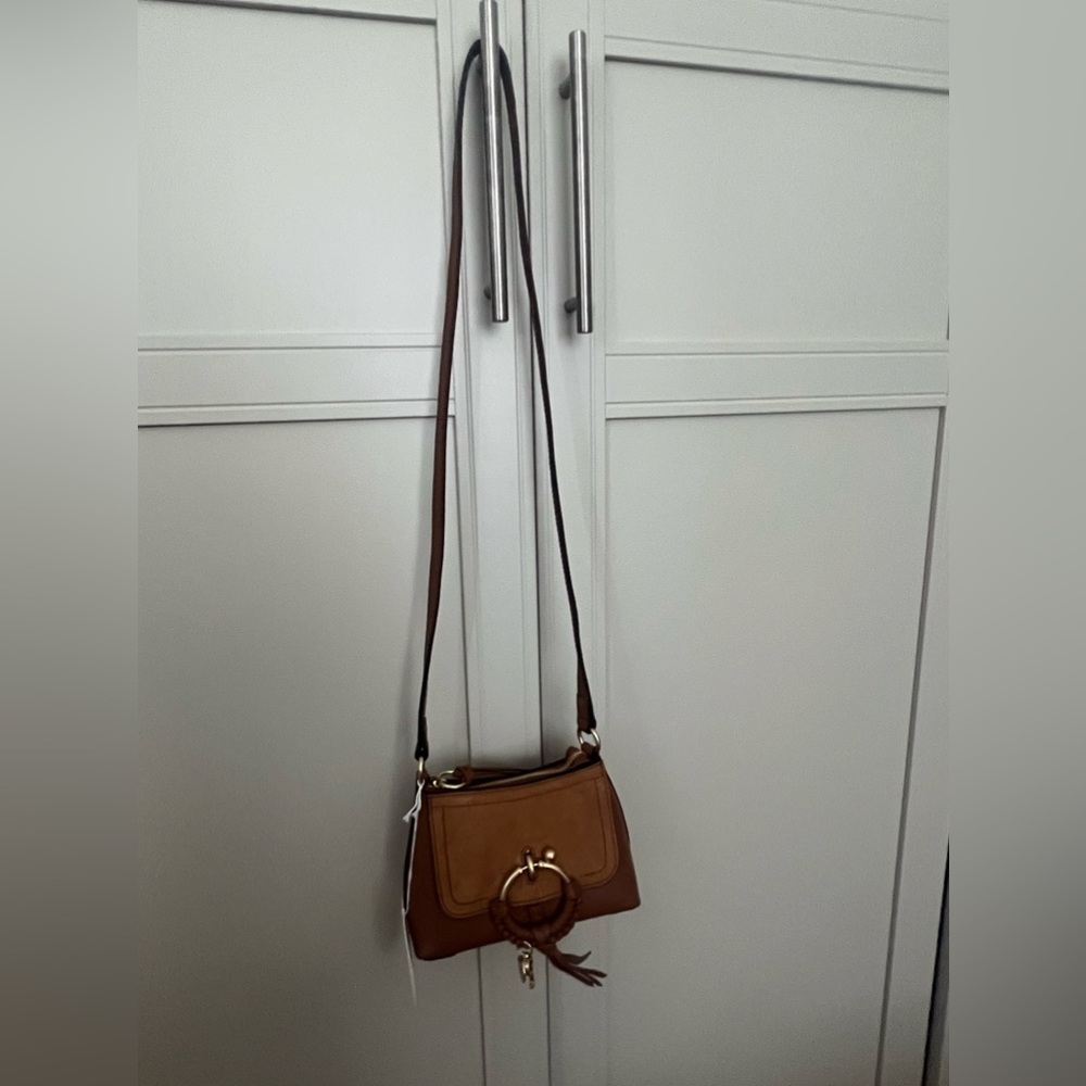 SEE BY CHLOÉ Joana leather crossbody NEW brown - Picture 3 of 7